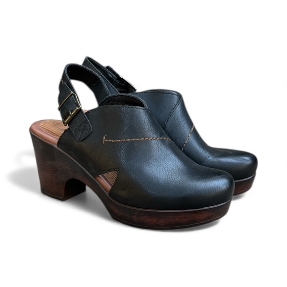 B.o.c Women's “Cecila” Wooden Clog in Black Size 9 - Picture 2 of 10